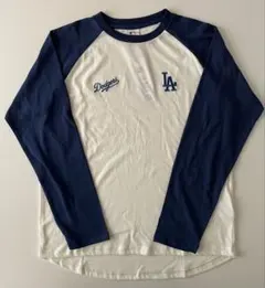 LAドジャース　ラグラン ロンT 170