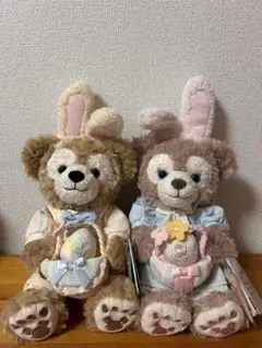 新作 上海ディズニー ダッフィー&シェリーメイぬいぐるみSSサイズ