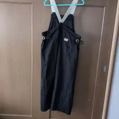 SOMETHING サロペット ジャンパースカートブラック
