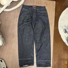 ピ*ツ様 Supreme ピンク デニムパンツ ストレート - メルカリ