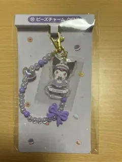 クロミ ビーズストラップ付きアクリルチャーム