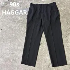 90s ヴィンテージ ツータックスラックス ネイビー グレー メンズ