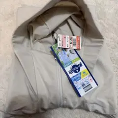 しまむら⭐新品⭐UVカット多機能パーカー⭐濃白