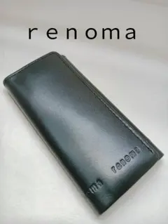 renoma 黒 レザー キーケース