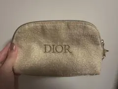 Dior ノベルティポーチ ゴールド星チャーム付き