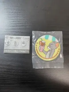 TOM&JERRY トムとジェリー　ふぁぶりっく缶チャーム　【トム&ジェリーA】