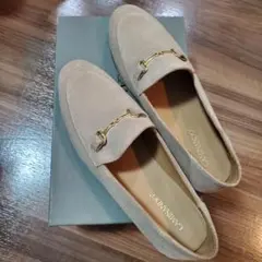 新品　CAMINANDO スエード スリッポン ローファー2WAY 26cm