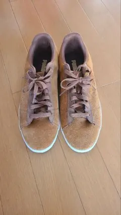 PUMA ブラウン スエード スニーカー