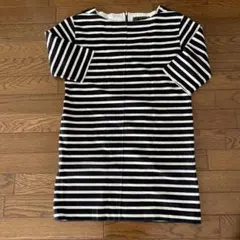 ships チュニック　黒白ボーダー