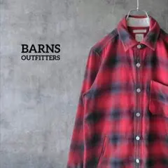 BARNS OUTFITTERS オンブレ ヘビー ウェイト フラン ネルシャツのサムネイル