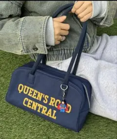 チャオパニック ティピー　ロゴボストンバッグ