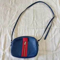 MARC BY MARC JACOBS ショルダーバッグ ネイビー/レッド