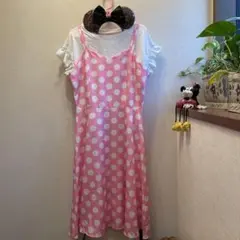 ミニーカチューシャ　スパンコール ディズニーランド　ワンピースおまけ