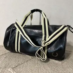 希少 FRED PERRY フレッドペリー 2way ボストンバッグ エナメル