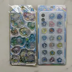 あわわちゃん　ウォーターシール　おはじきシール　セット