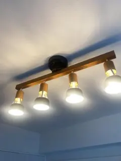 シーリングライト 4灯 LED電球付き