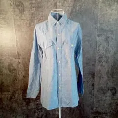 ✨J&C✨ジェイアンドシー♡ウエスタンシャツ♡シャンブレー♡長袖♡水色