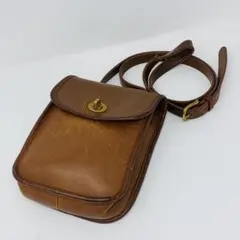 オールドコーチ ショルダーバッグ　9978　ターンロック　ブラウン