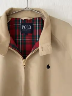 Polo ベージュ ジップアップジャケット