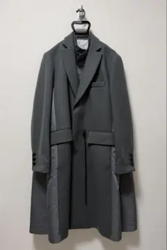 サカイ　 sacai ダークグレー ステンカラーコート M 155 2026年最新】sacai メンズ ステンカラーコートの人気アイテム - メルカリ