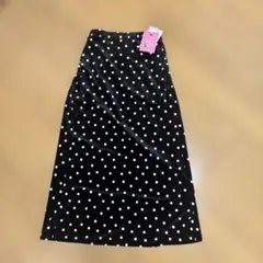 TYTYCLAPPY x SAORI ベロアドット柄ロングスカート