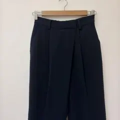 soeju ソージュ　タックパンツ　ネイビー　S
