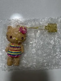 ハローキティ展 シークレットマスコットチャーム B 水着 日焼け　キティ