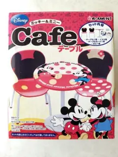 【内袋未開封】RE-MENT ディズニー ミッキー＆ミニー Cafeテーブルのサムネイル