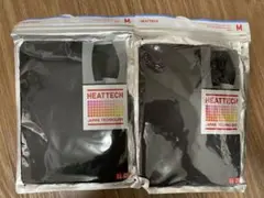 【新品未使用】ユニクロ HEATTECH 黒 Mサイズ 2枚セット