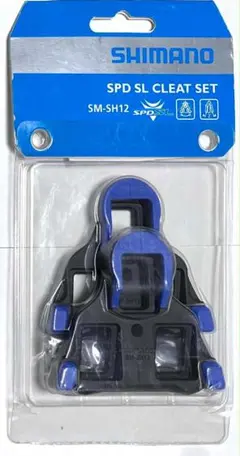 SHIMANO シマノSPD-SL 純正クリートセット SM-SH12（純正青）のサムネイル