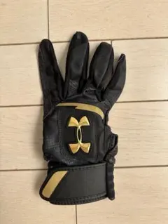 Under Armour バッティング用手袋 黒/金