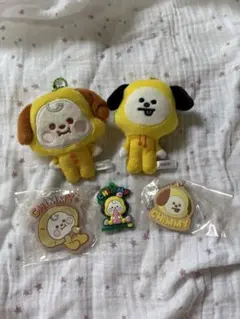 BT21 CHIMMY キーホルダー 5点セット