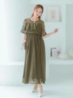 Retica オリーブ マキシドレス Lのサムネイル