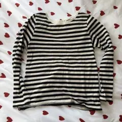 earth music&ecology ボートネック長袖Tシャツ