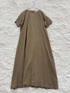 サマンサモスモス blue 半袖Aラインワンピース