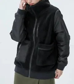 ボアジャケット 黒 n'Or