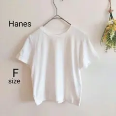 レディース 白 半袖Tシャツ ショート丈 無地 ⑫のサムネイル