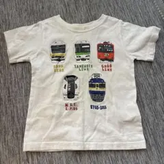 BEAMS mini 電車柄 Tシャツ 100cmのサムネイル