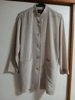 【お買い得】レリアン　スプリングコート　9 号　ベージュ