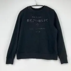 BANANA REPUBLIC ブラック ロゴ スウェット Mサイズ