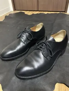 Respectable ブラックレザー ドレスシューズ