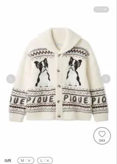 gelato pique（ジェラート ピケHOMME)サイズL ブルドッグ