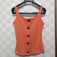 SHEIN トップス　レディース　夏用　オレンジ　XSサイズ