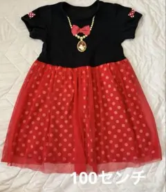 ベルメゾン　ディズニー　ワンピース　ミニー　ミニーちゃん　100センチ　半袖のサムネイル