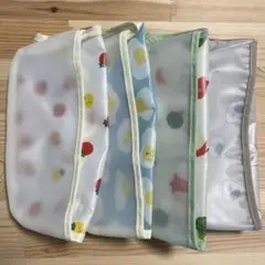 お食事エプロン 4枚セット 防水素材