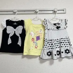 トップス　90cm 3点セット　まとめ売り　女の子　ベビー　夏服
