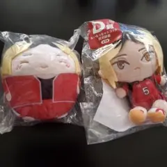 ハイキュー!!　孤爪研磨　ぬいもっちマスコット　ふわコロりん　２点