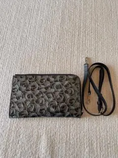 COCCO FIOREローズ柄ショルダーバッグ