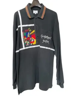 Castelbajac 刺繍ポロシャツ サイズ3 黒
