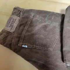 リーバイス512コーデュロイ茶色W31L34中古漂白剤がとんだような跡あります